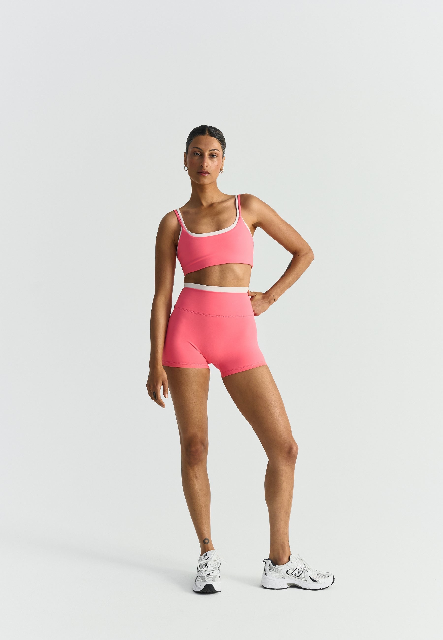 Softsculpt Double Layer Shorts - Sunkissed Coral