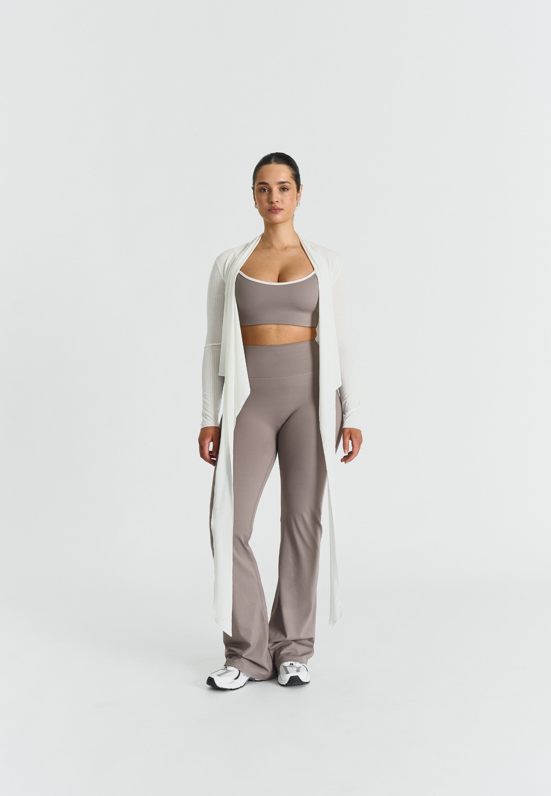 Softsculpt Flared Leggings - Clay