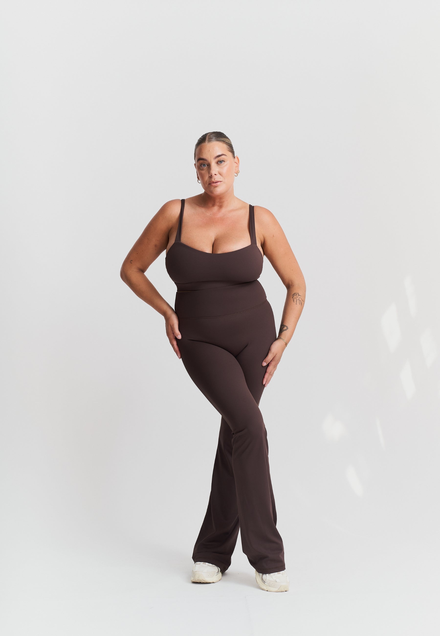 Softsculpt Flared Leggings - Espresso