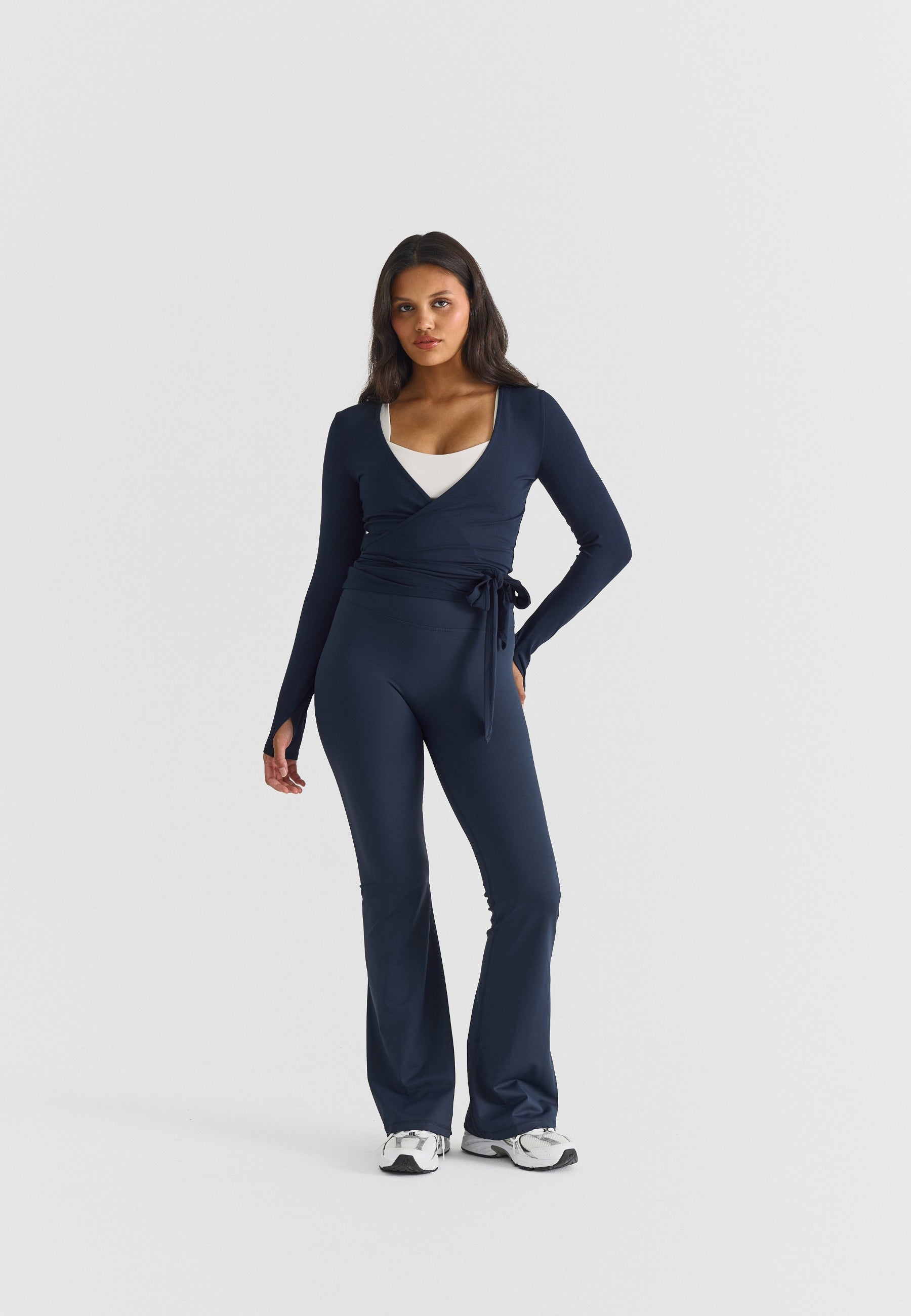 Softsculpt Flared Leggings - Navy