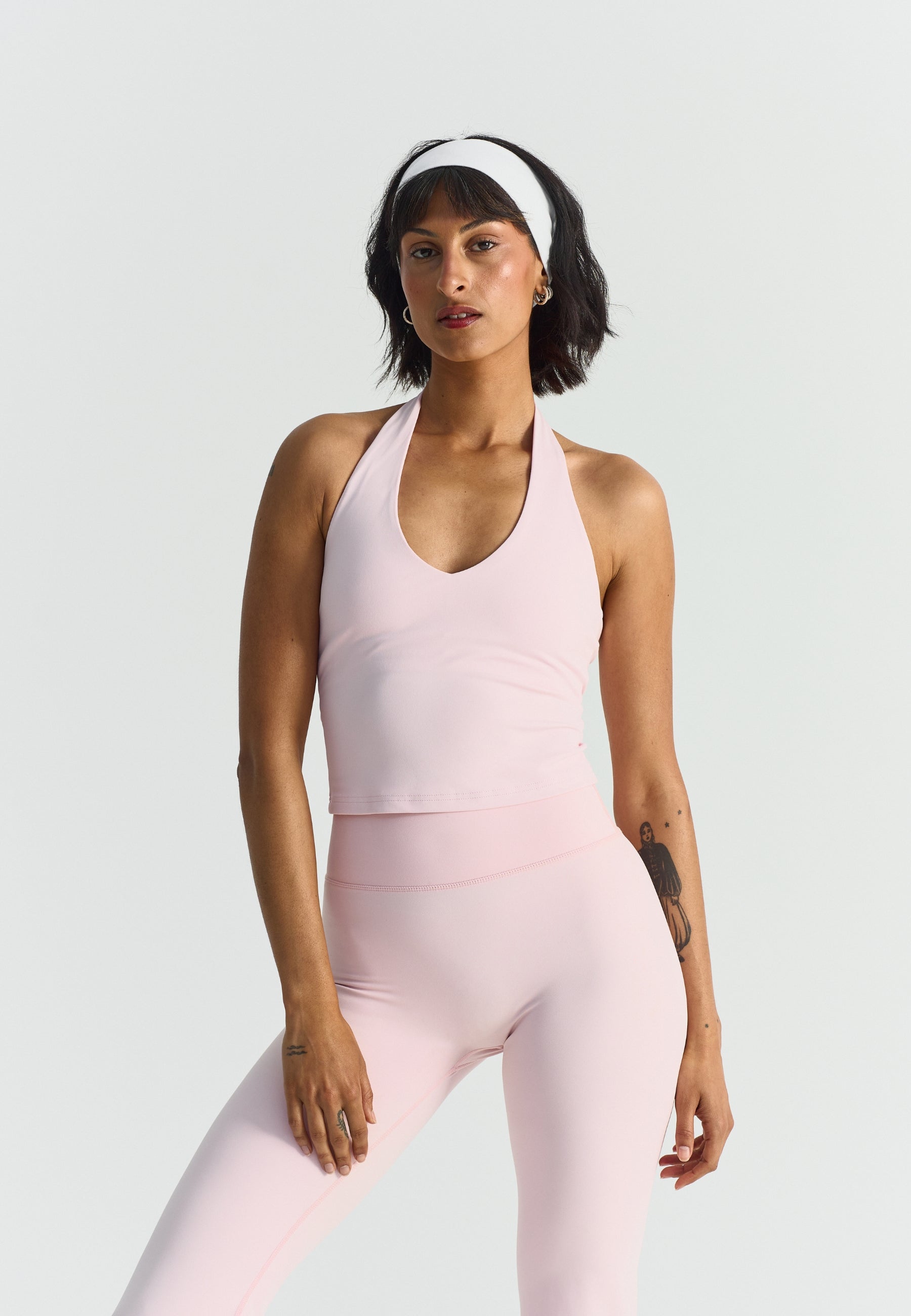 Softsculpt Halter Neck Top - Ballet Slipper
