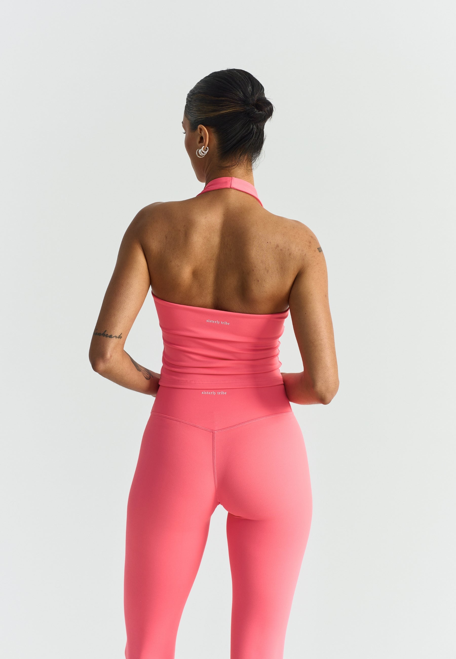 Softsculpt Halter Neck Top - Sunkissed Coral