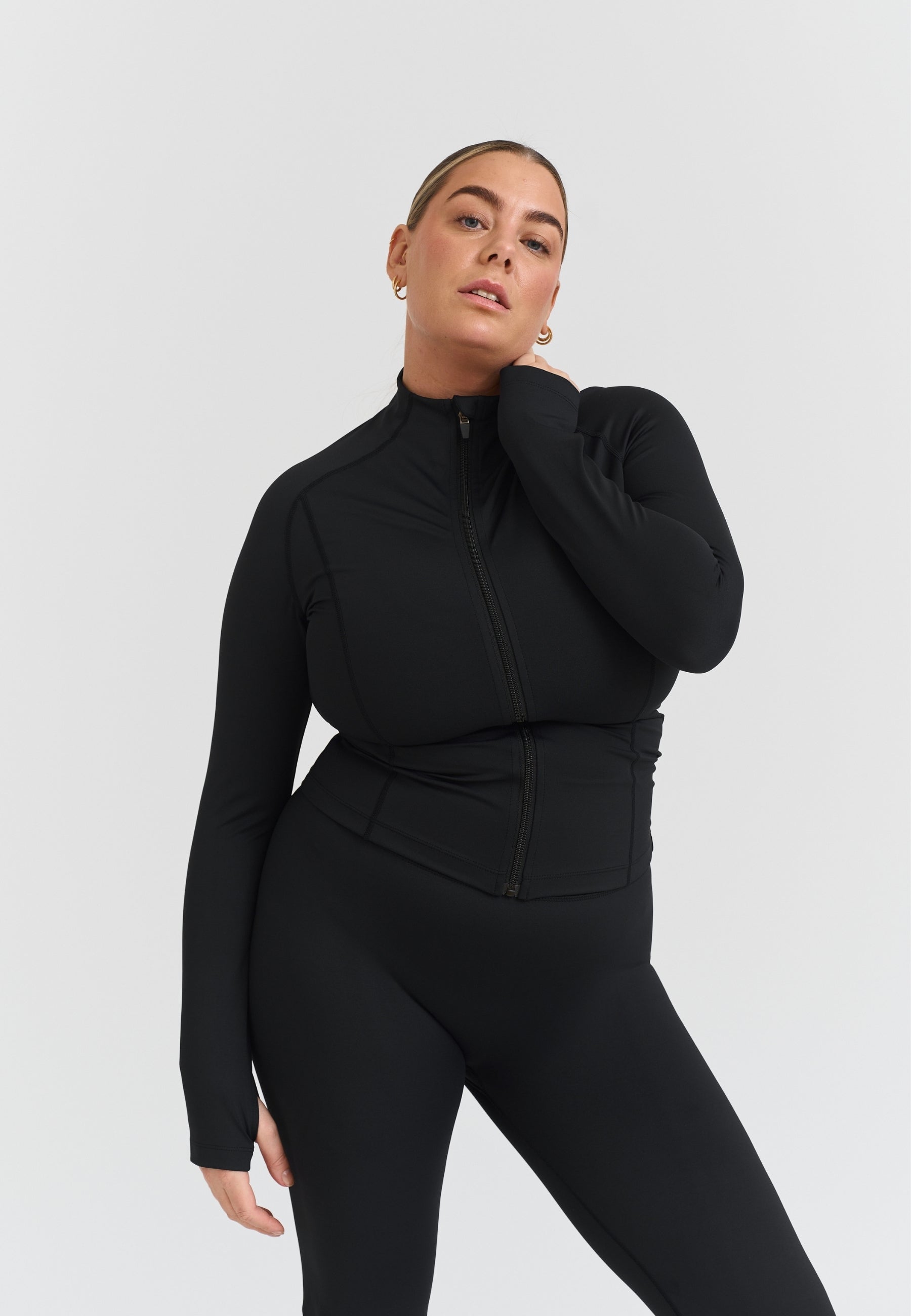 Softsculpt Zip Jacket - Black