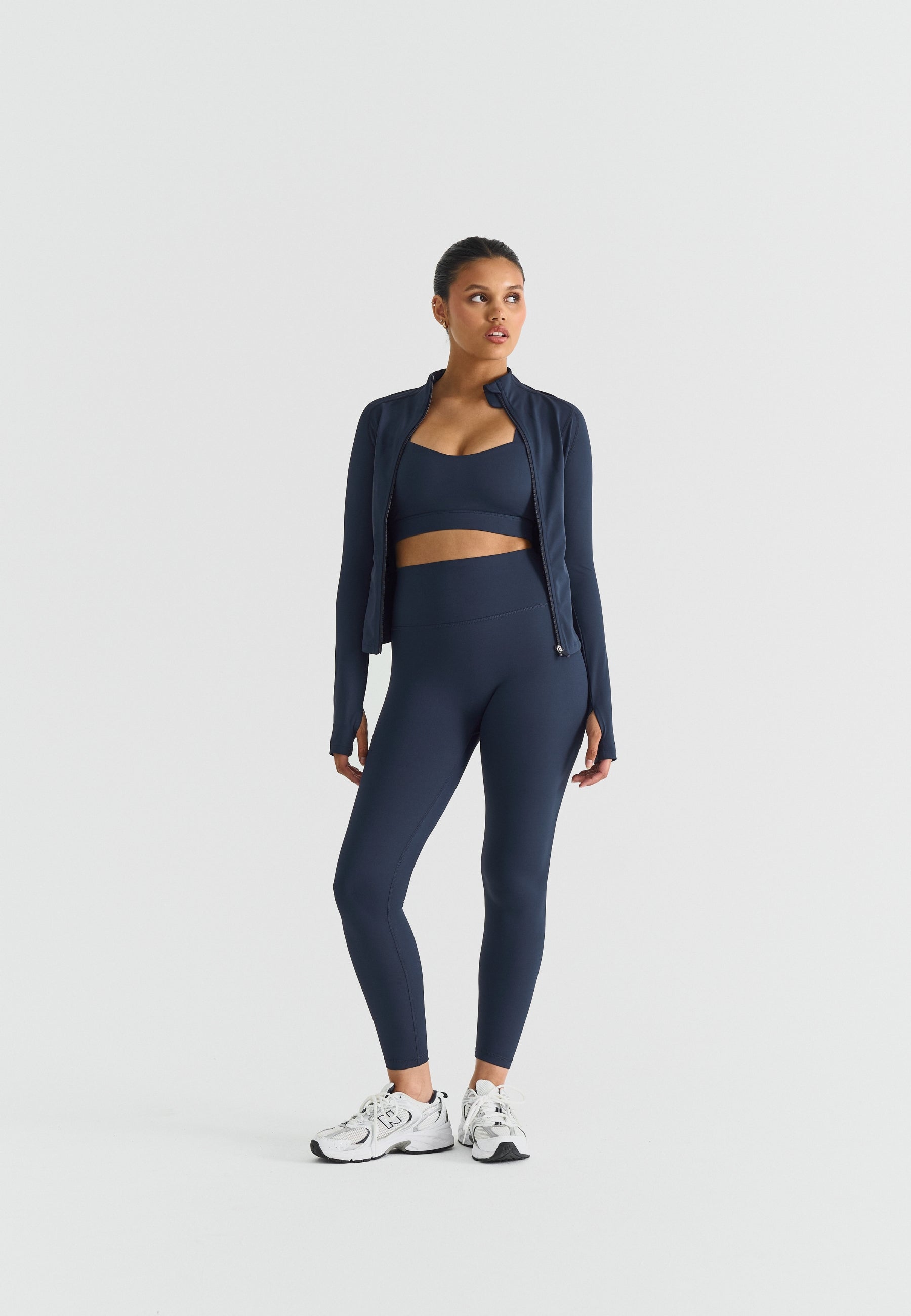 Softsculpt Zip Jacket - Navy