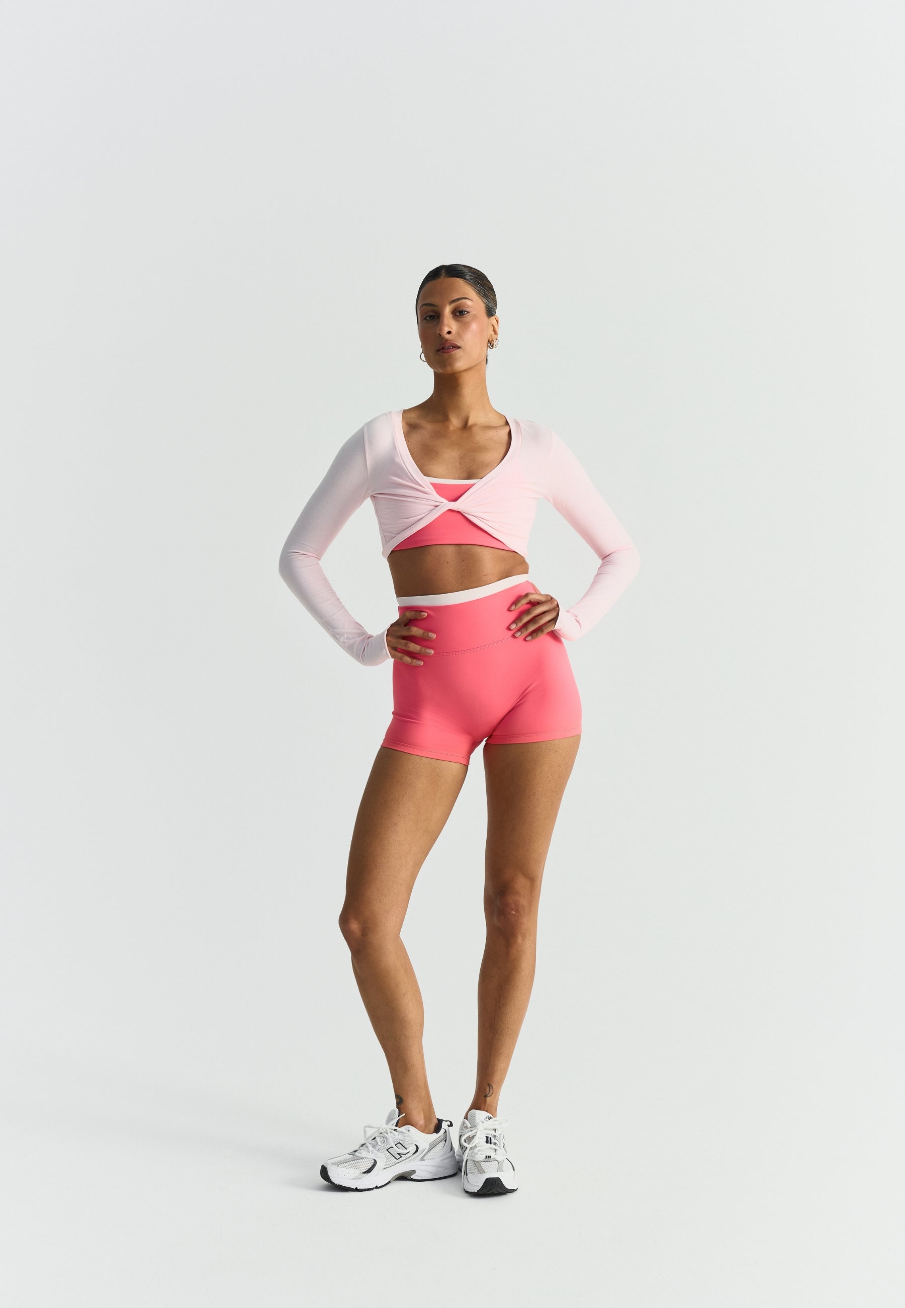 Soft Cotton Twist Top Ballet Slipper
