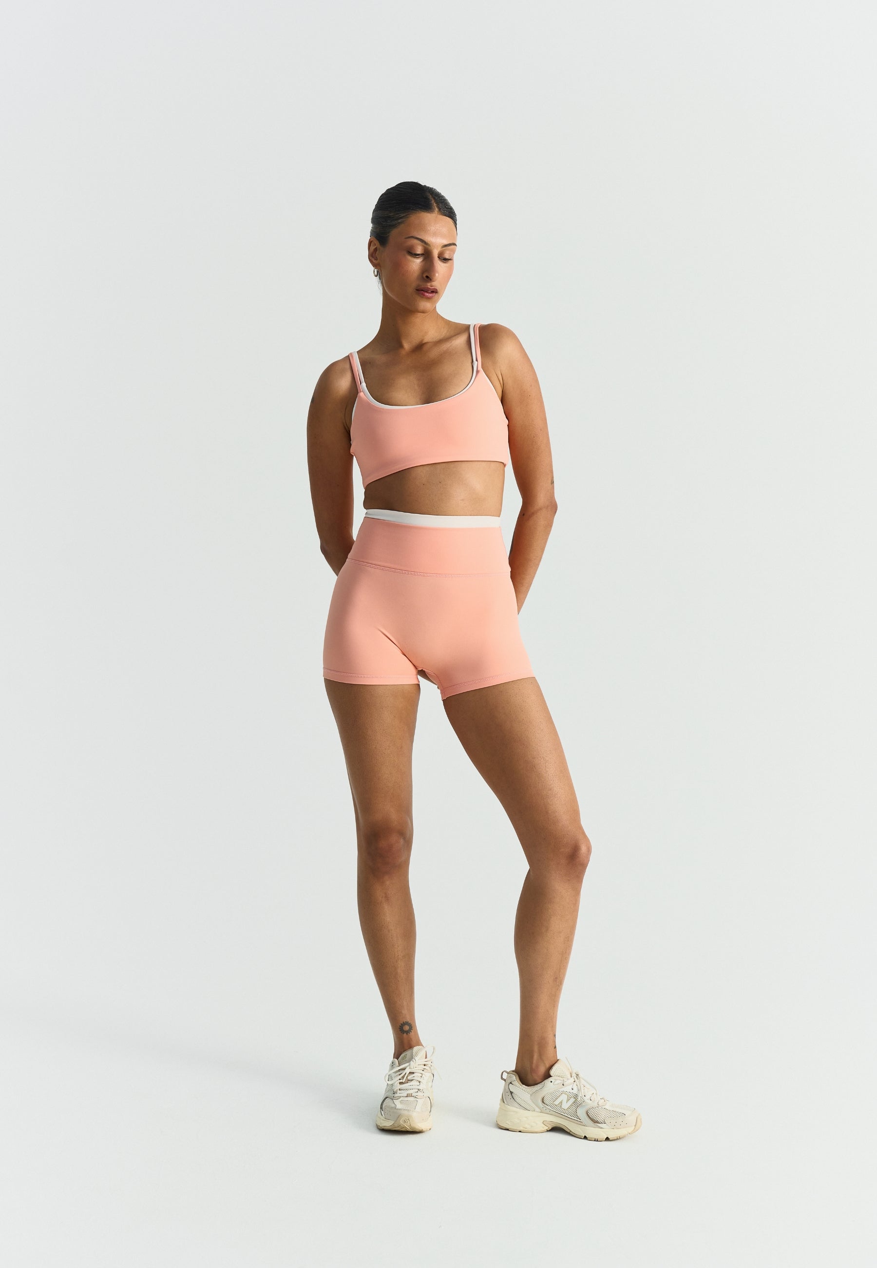 Softsculpt Double Layer Shorts Peach
