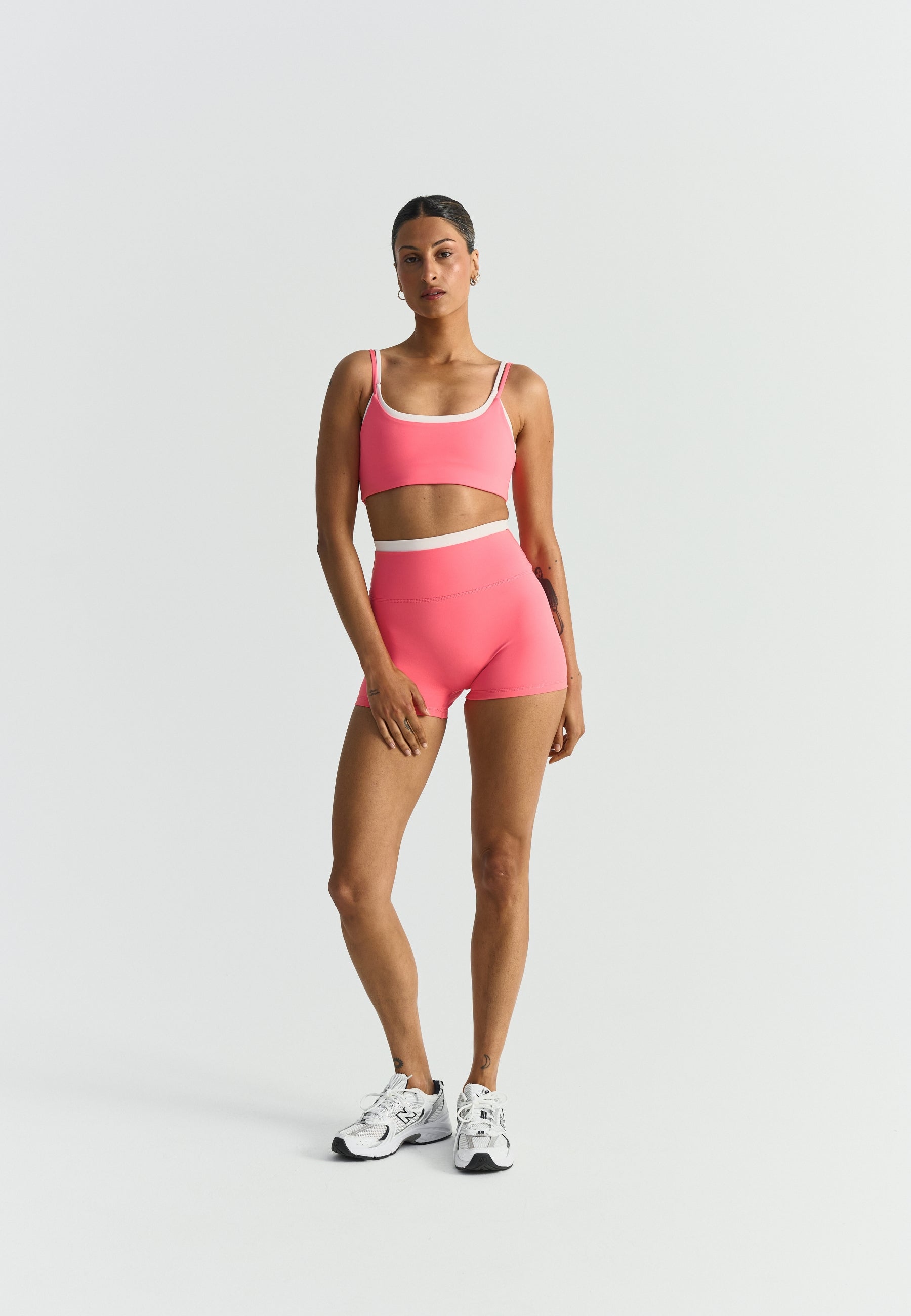 Softsculpt Double Layer Shorts Sunkissed Coral