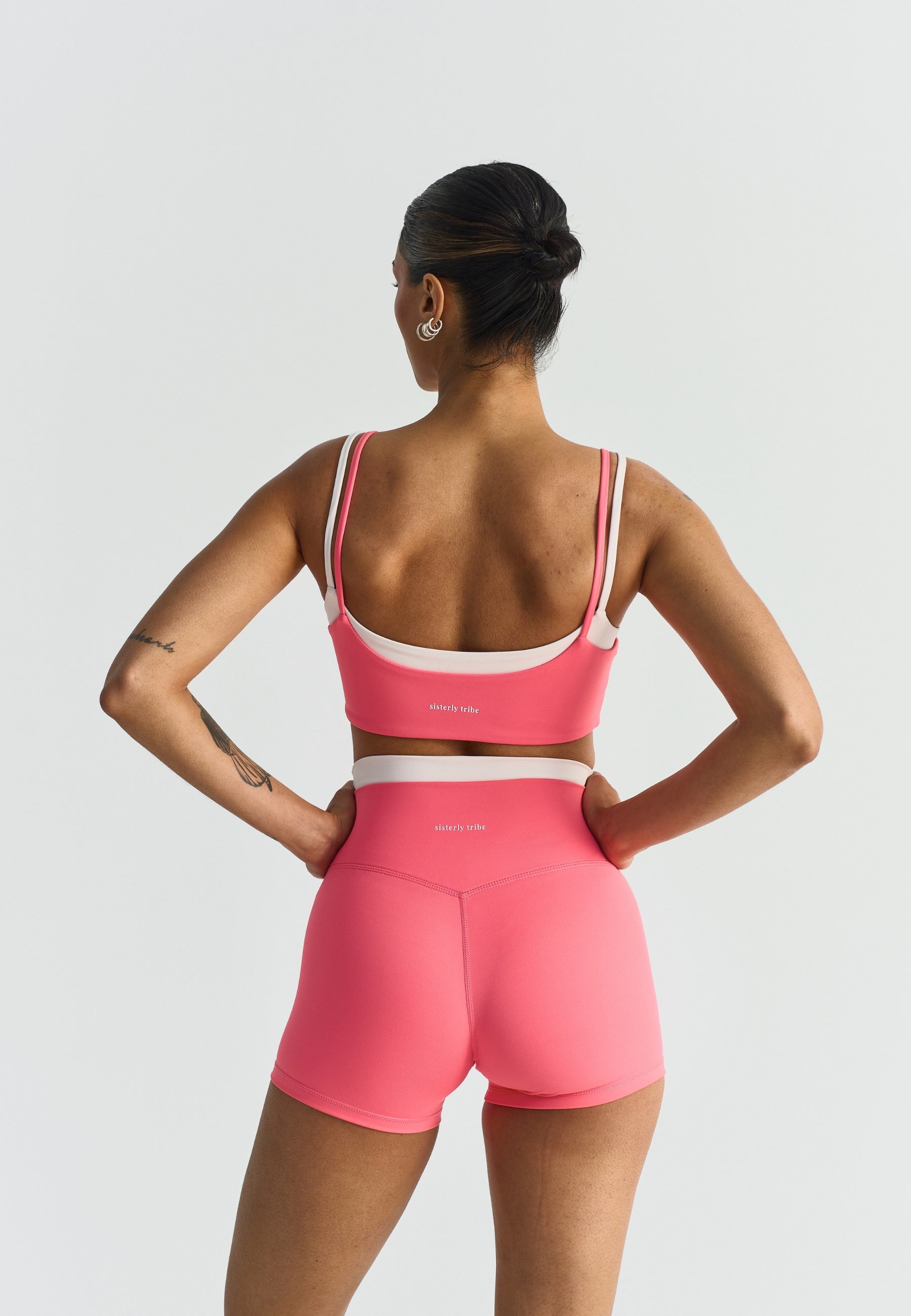 Softsculpt Double Layer Shorts Sunkissed Coral