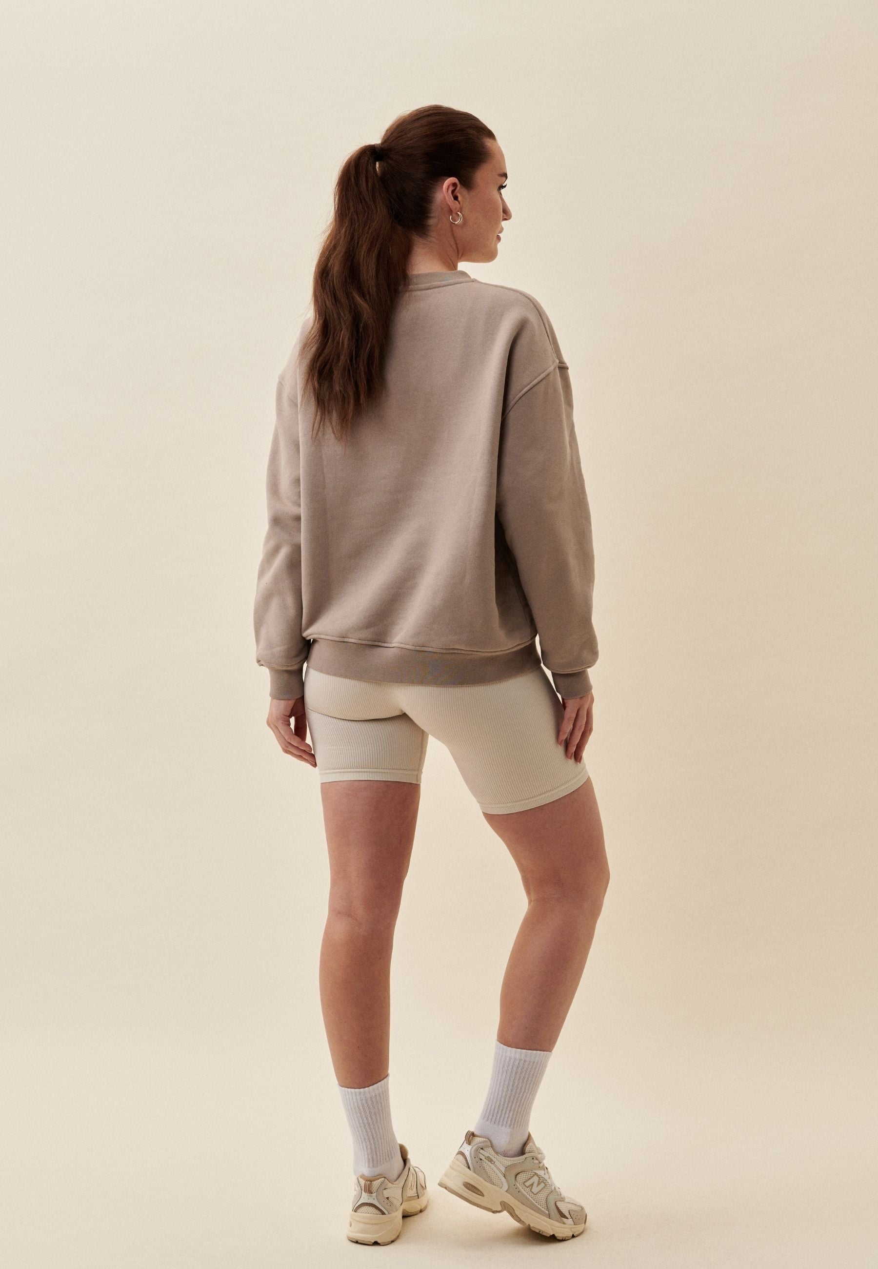 Ribbed Seamless Shorts - Marshmallow