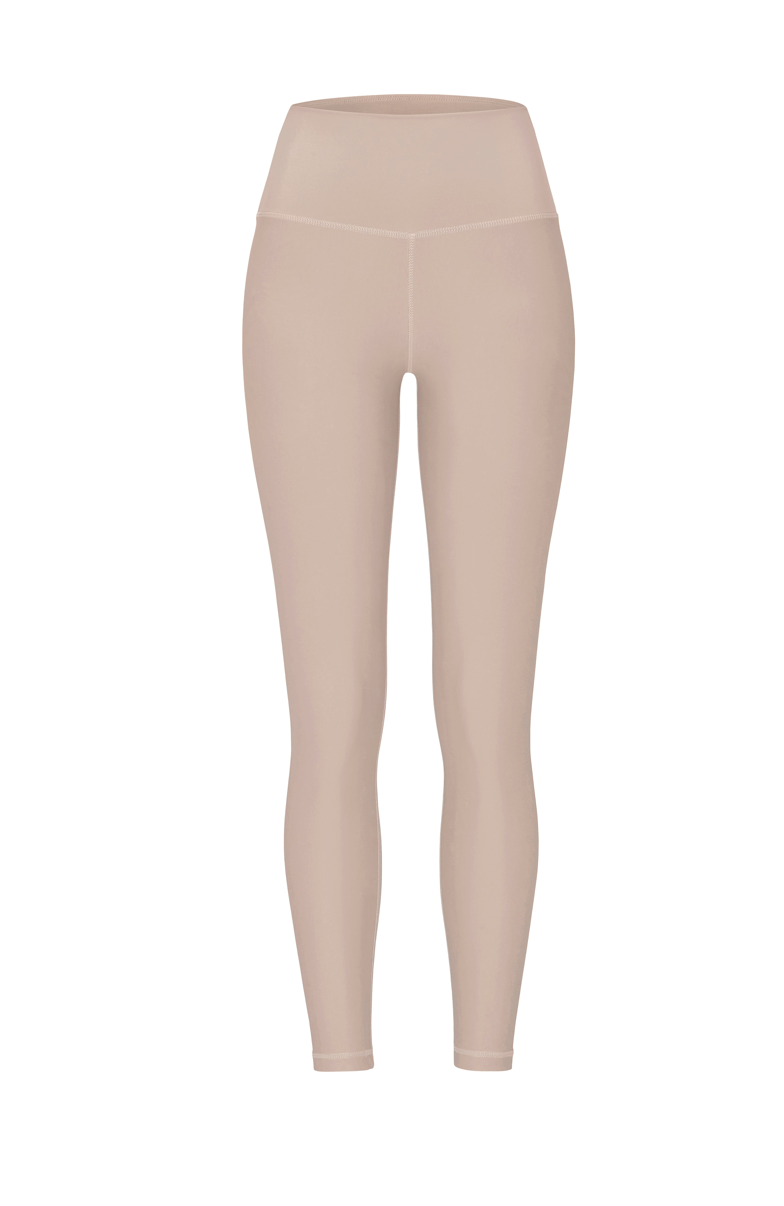 Sisterly Tribe - Classic High Waisted Tights Taupe. Buttery soft and Body sculpting, Soft, matte fabric that feels like a second skin, Compression that follows your every move.